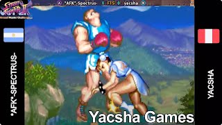 😍Rematch Campeón argentino vs la rompelotas SpectrusArg vs YacshaPer Super Street Fighter 2 街霸2 [upl. by Reltuc]