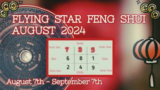 AUGUST 2024 ⭐️ FLYING STAR FENG SHUI FORECAST ⭐️ [upl. by Attikram89]