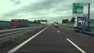 Italy  ItalienAutostrada A4 Richtung Milano  A22 Richtung Bolzano [upl. by Neelyhtak]