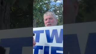 Migrant Protesters Speak Out  Farnborough See Full Podcast  httpsyoutube3cIKXjSKa4Q fyp [upl. by Rendrag]