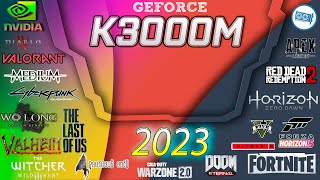 NVIDIA Quadro K3000M in 15 GAMES  20232024 [upl. by Enerak]