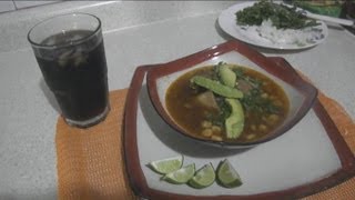 POZOLE ROJO AL ESTILO SINALOA by ANGY [upl. by Nuj]