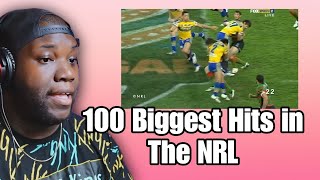 100 Biggest Hits Of All Time NRL  GGOA Clips 4  Reaction [upl. by Ellehcsar]