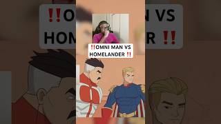 Omni Man Vs HOMELANDER Epic Fight ​⁠ deathbattle ​⁠ 😨​⁠ shorts [upl. by Eeryk]