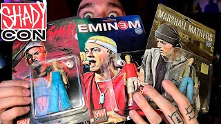 SHADY CON AUTOGRAPHED EMINEM FIGURES UNBOXING [upl. by Giles]