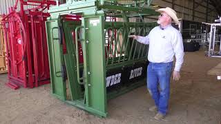 Powder River C2000 Cattle Squeeze Chute [upl. by Nallij936]