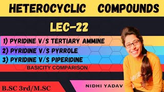 Comparison Of Basicity Of Pyridine [upl. by Hajidak44]