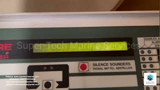 POWER TESTING MARINE AUTOMATION SPARE AUTRONICA BX40 FIRE ALARM SYSTEM [upl. by Aliac918]