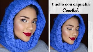 Cuello con capucha paso a paso a crochet o ganchillo ✅😍❤ [upl. by Nerek371]