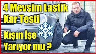 İNANILMAZ  4 MEVSİM LASTİK KAR PERFORMANSI  LAUFENN   Hankook Performansı [upl. by Bibeau933]