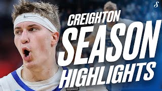 Baylor quotShowtimequot Scheierman FULL Creighton Season Highlights  185 PPG 9 RPG 39 APG 381 3P [upl. by Adnaram]