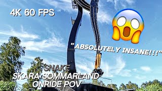 Skara Sommarland Snake  Onride POV [upl. by Chaunce]