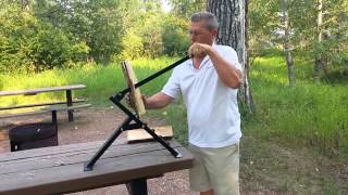 The Kindling Maker kindling splitter instructional video [upl. by Eirb679]