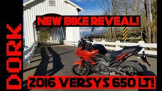 New Motorcycle Reveal My New Versys 650 LT  Why I Chose it Over The Versys 1000 FJ09 VStrom [upl. by Berkie548]