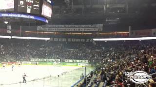 DELPlayoffs Eisbären Berlin gegen Hamburg Freezers  Fans protestieren [upl. by Horacio]