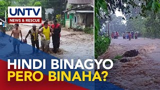 Ilang barangay sa Biliran Island binaha dulot ng matinding pagulan [upl. by Mirabelle]