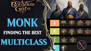 Baldurs Gate 3 Monk Multiclassing Guide amp Ranking [upl. by Penland]