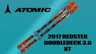 2017 Atomic Redster Doubledeck 30 XT Ski Test with Wolfgang Mayrhofer and Ron Kipp [upl. by Lednem]