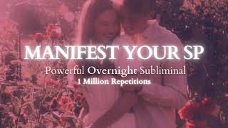 Extremely Powerful Manifest Your SP  Overnight 8 Hours Subliminal 1 Million Repetitions [upl. by Yeorgi]