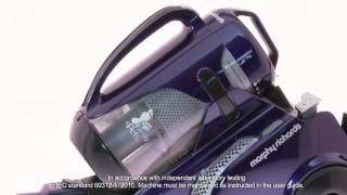 Morphy Richards Never Loses Suction Pets Bagless Cylinder Vacuum Cleaner 73231 [upl. by Treat]