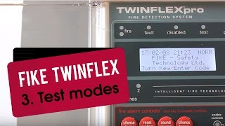 Fike Twinflex Pro Panel part 3 Test modes [upl. by Corrine]