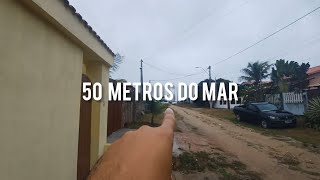 ALUGADA  CASA DE PRAIA À 50 METROS DO MAR EM PRAIA SECA DE 3 QUARTOS OPORTUNIDADE [upl. by Anihcak]