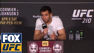 Gegard Mousasi on beating Weidman Its not my fault  UFC 210 [upl. by Rialb]