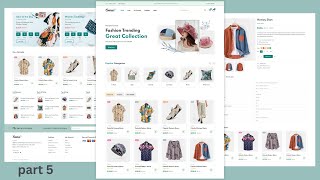 Build A Ecommerce Website Project With HTML CSS JavaScript [upl. by Berky726]