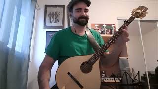 Streams of Whiskey by The Pogues  Irish Bouzouki  Live Playthrough [upl. by Zarihs]