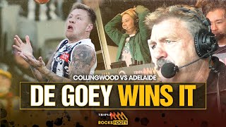 Collingwood Hangs On To Beat Adelaide  Triple M Footy [upl. by Nylegna840]