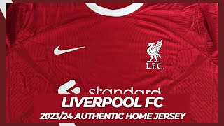 Liverpool 202324 Authentic Home Jersey Review [upl. by Aimehs]