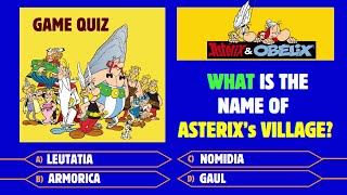 Asterix and Obelix  Asterix and Obelix Quiz 🛡️⚔️Asterix and Obelix Game Quiz [upl. by Ruthann733]