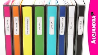 Binder Organization with Better Binders from Staples [upl. by Pittman]