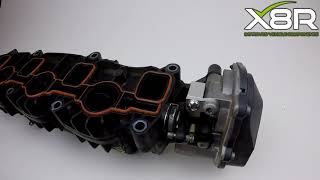 Audi SEAT Skoda VW 20 TDI Intake Inlet Manifold P2015 Error Flap Actuator Motor Bracket [upl. by Nutsud434]