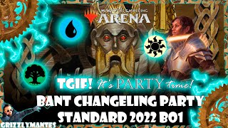 Magic Arena  Standard 2022  Bant Changeling Party [upl. by Ray940]