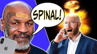 Prank Calling An Injury Lawyer… as Mike Tyson  SPINAL  Joe Rogan Clips [upl. by Emirak]