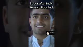 Babar azam after india defeted bangladeshcricketfunny [upl. by Eneleahs]