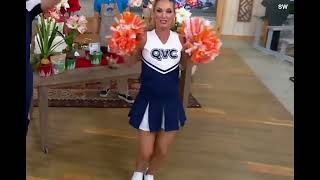 QVC host Kerstin Lindquist looking good dressed as Cheerleader 01 [upl. by Celie166]