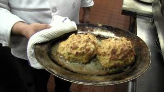 Dogfish Dish Crab cakes with Midas Touch [upl. by Annazor151]