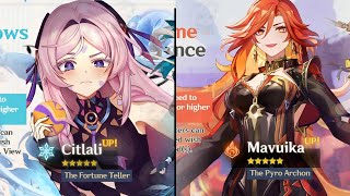 NEW UPDATE CITLALI is a 5Star Catalyst CHARACTER Mavuika amp 53 Banners  Genshin Impact [upl. by Pylle636]