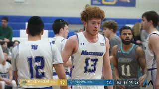 MBB Yeshiva Macs vs Mount Saint Vincent Dolphins 21424 [upl. by Minne]