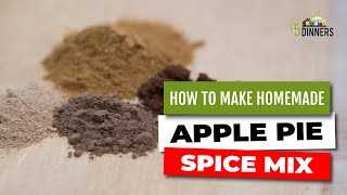 Apple Pie Spice Mix Make with Ingredients in Your Pantry [upl. by Alaecim]