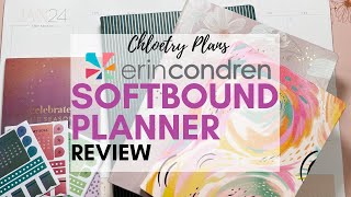 Erin Condren Softbound Planner Review 2024  Chloetry Plans [upl. by Aitnohs666]