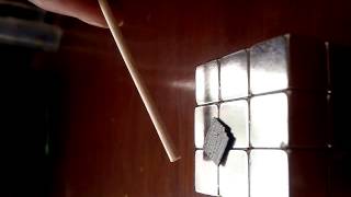 Cheap DIY diamagnetic levitation of pyrolytic graphite [upl. by Strephonn]