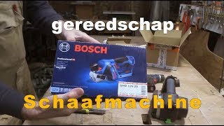 Timmertip 841 Bosch GHO 12V20 schaafmachine [upl. by Manuela902]