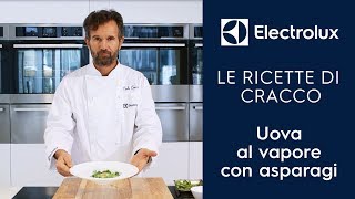 Cracco 1  Uova al vapore con asparagi [upl. by Ynnoj]