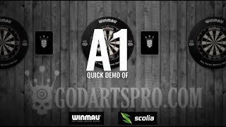 The A1 darts practice routine on GoDartsPro [upl. by Wilhelmina]