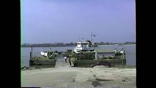 LutcherVacherie Louisiana ferry crossing [upl. by Tamarah]