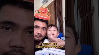 ABE DAN PAPI NYANYI APATE APATE 😭 abecekut abelucu abevlogs bayilucu bayiviral anakpintar [upl. by Robins]