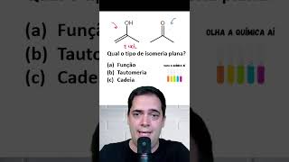 🚨 Tipos de isomeria plana 🔥shorts enem quimicaorganica química isomeria vestibular uerj [upl. by Aneral]